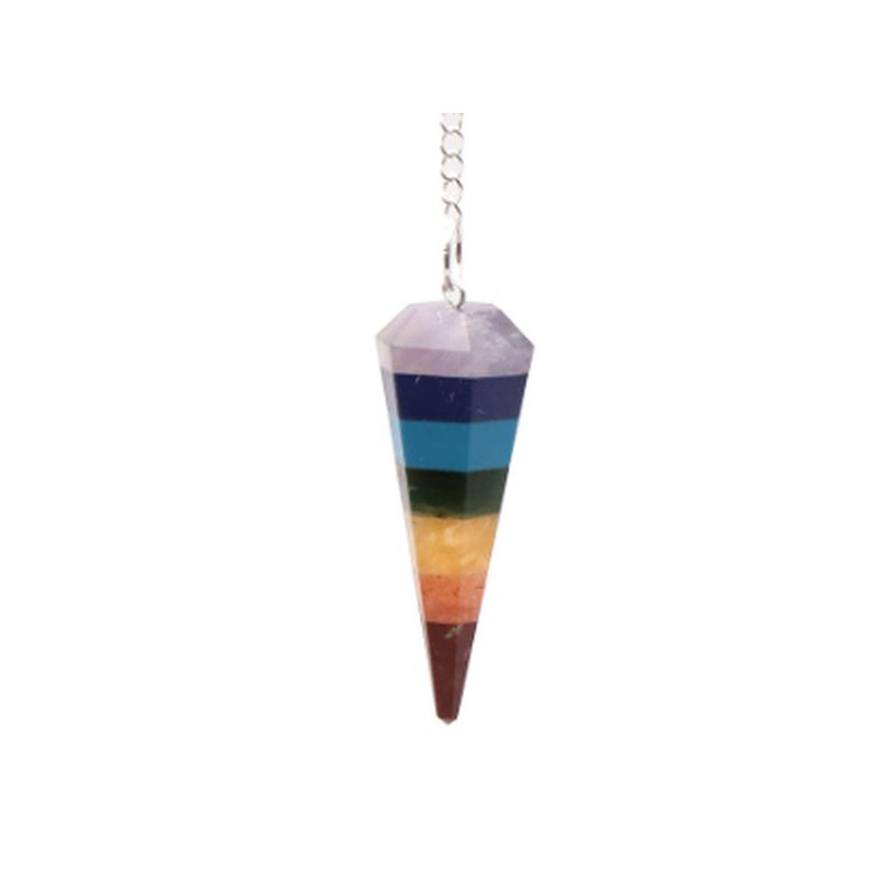 Pendule 7 chakras a de Camille ambiance nature dans 💎 Bijoux et accessoires ésotériques