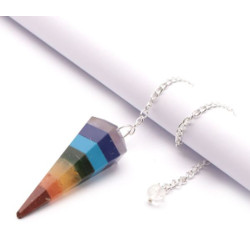 Pendule 7 chakras a de Camille ambiance nature dans 💎 Bijoux et accessoires ésotériques