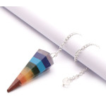 Pendule 7 chakras a de Camille ambiance nature dans 💎 Bijoux et accessoires ésotériques