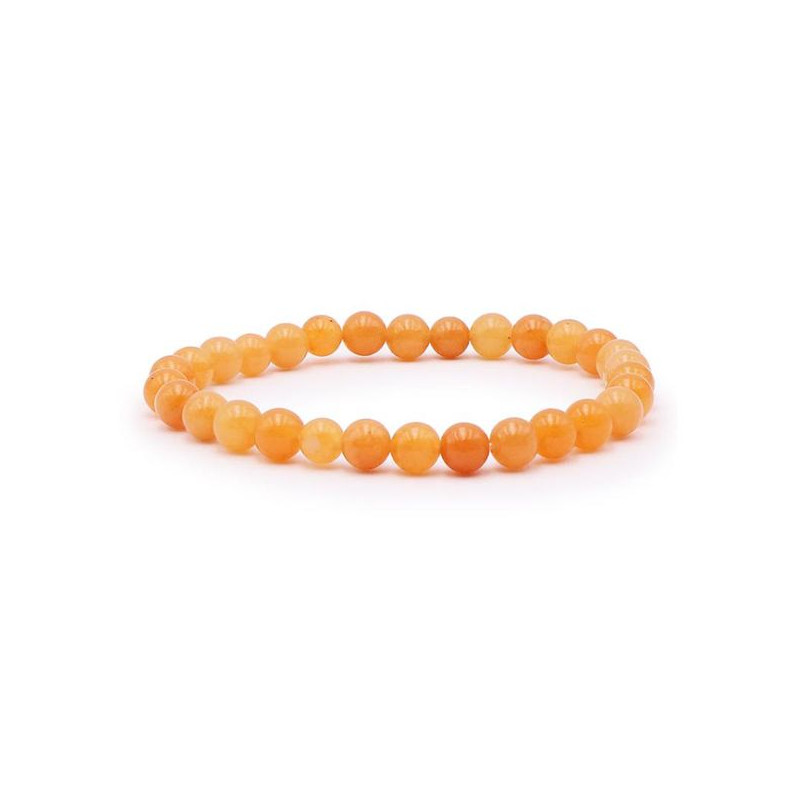 Bracelet boule 6mm aventurine orange a+ de Camille ambiance nature dans 💎 Bijoux et accessoires ésotériques