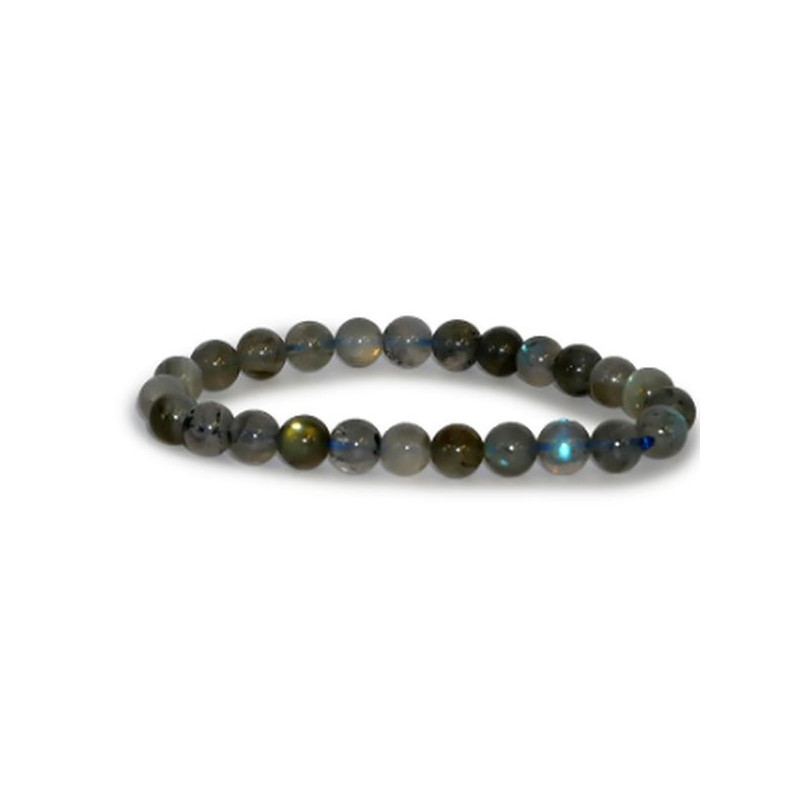Bracelet boule 8mm labradorite a 8mm de Camille ambiance nature dans 💎 Bijoux et accessoires ésotériques