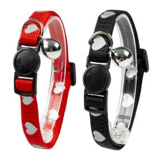 Collier chat coeur réfléchissant 20-30cm/10mm de Laroy - aliments et d'accessoires pour animaux de compagnie dans Laisses col...