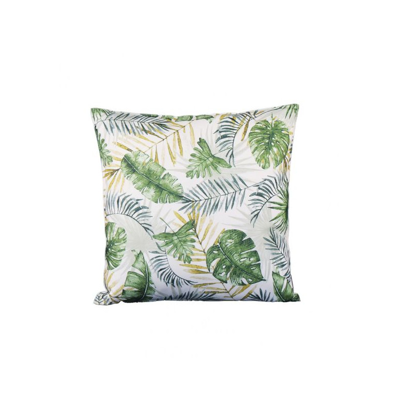 Coussin botanique 45x45 vert de Sud étoffe dans Coussins - couverture d'exterieur
