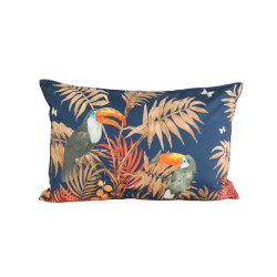 Coussin toucan 50x80 marine de Sud étoffe dans Coussins - couverture d'exterieur