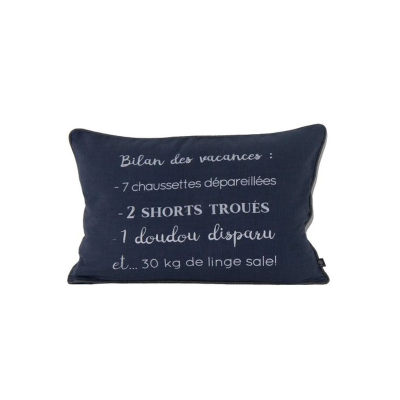 Coussin vacances 2023 40x60 marine de Sud étoffe dans Coussins - couverture d'exterieur