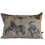 Coussin zebre 40x60 natural de Sud étoffe dans Coussins - couverture d'exterieur