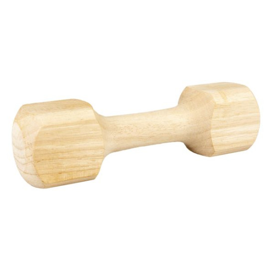Haltère à rapporter en bois s - 16.5x5x5cm de Laroy - aliments et d'accessoires pour animaux de compagnie dans Jouets pour ch...