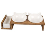 Dinner set stone up kitty face 250ml+350ml de Laroy - aliments et d'accessoires pour animaux de compagnie dans Gamelles, dist...