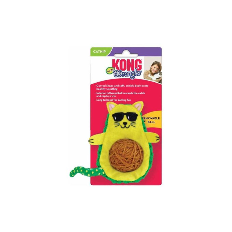 Kong cat wrangler avocato 7.6x7.6x11.4cm de Jouet KONG pour chien dans Jouets pour chats