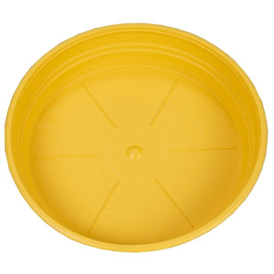 Soucoupe D35 Jaune -Pot Riviera de Riviera - fabricant de Pots à reserve d'eau et sans réserve dans Soucoupe de pots
