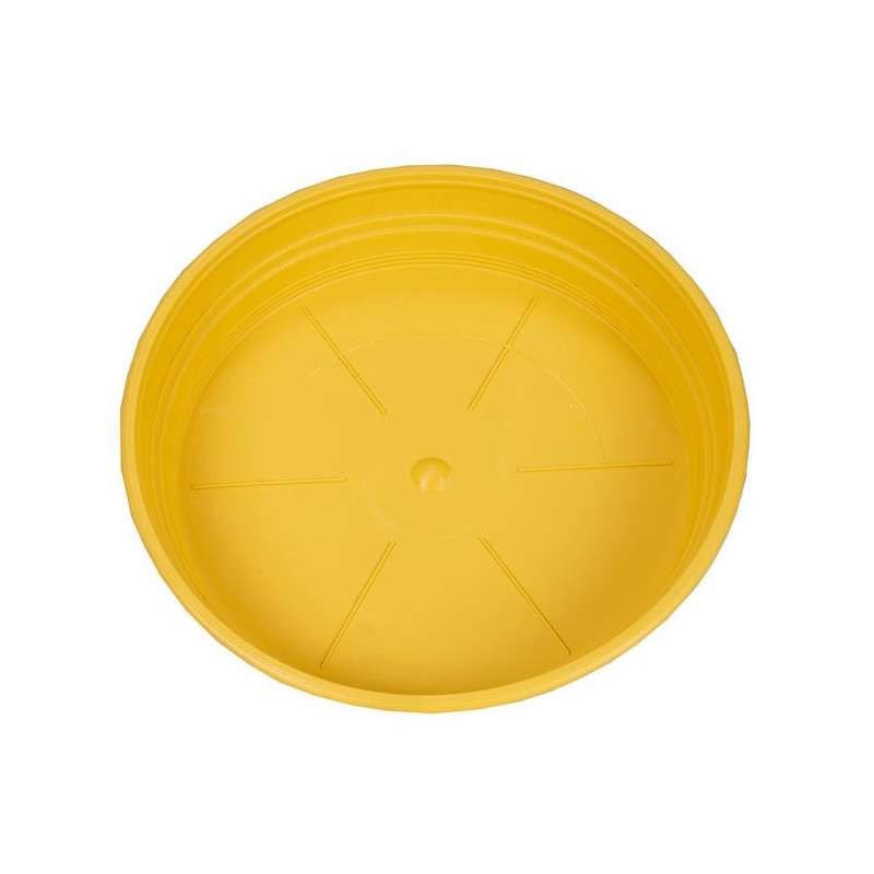 Soucoupe D17 Jaune -Pot Riviera de Riviera - fabricant de Pots à reserve d'eau et sans réserve dans Soucoupe de pots