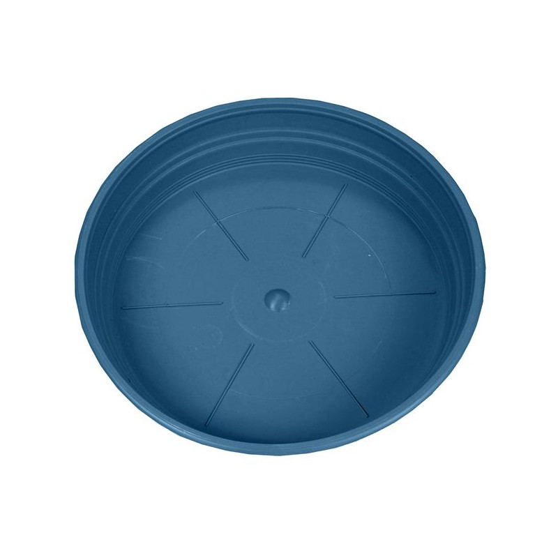 Soucoupe D26 Bleu -Pot Riviera de Riviera - fabricant de Pots à reserve d'eau et sans réserve dans Soucoupe de pots