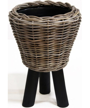 Dryp legs black d33 h45 de Van der leeden dans Cache-pot et pot déco