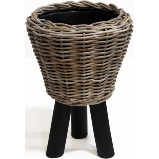 Dryp legs black d33 h45 de Van der leeden dans Cache-pot et pot déco