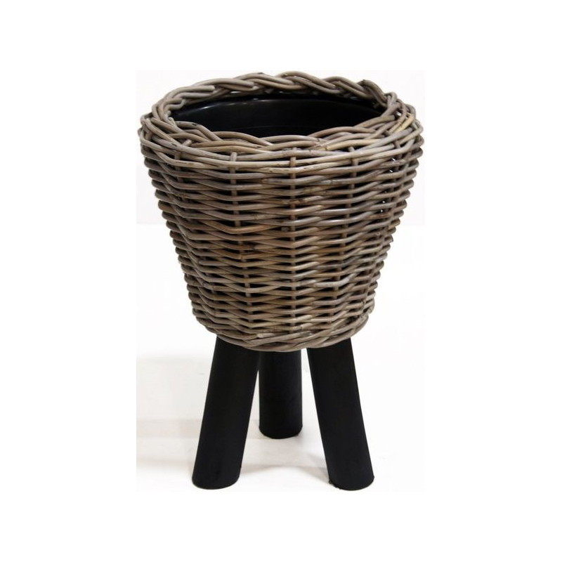 Dryp legs black d33 h45 de Van der leeden dans Cache-pot et pot déco