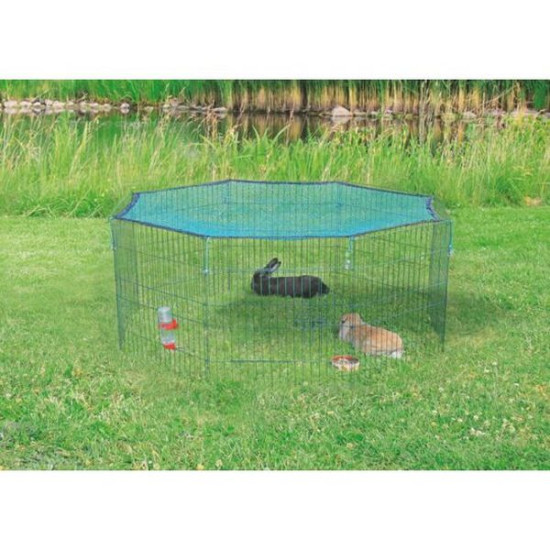 Enclos+filet 150x57cm vert de Trixie - Produit pour animaux dans Cages pour rongeurs