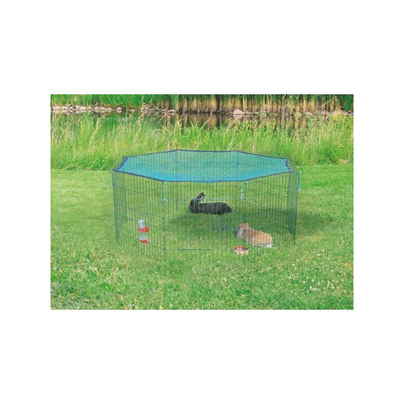 Enclos+filet 150x57cm vert de Trixie - Produit pour animaux dans Cages pour rongeurs