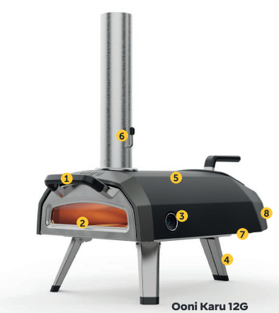 Fou a pizza Ooni 12g
