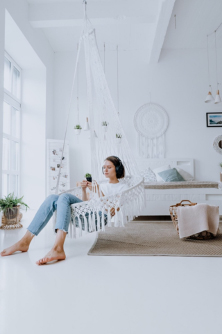 Hamac chaise suspendu d&eacute;tente