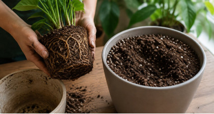 Quand faut-il remplacer ou renouveler le terreau d&rsquo;un pot ?