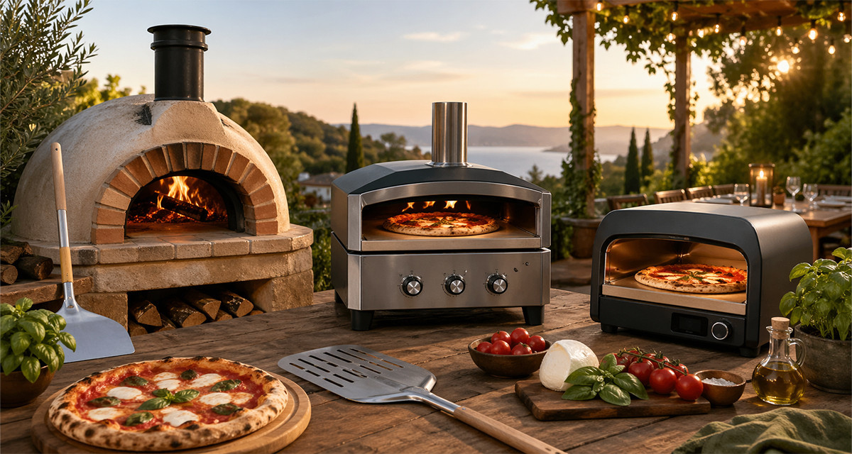 Les diff&eacute;rents types de fours &agrave; pizza ext&eacute;rieur : comparatif complet
