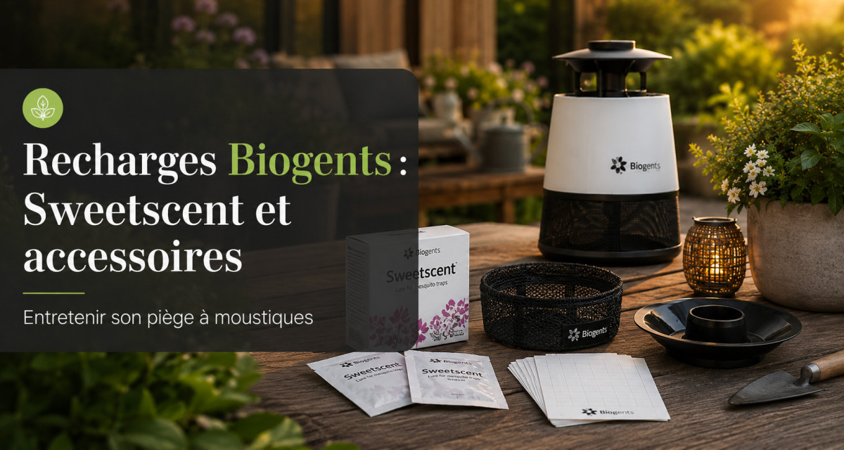 Recharges Biogents : Sweetscent, filets et accessoires