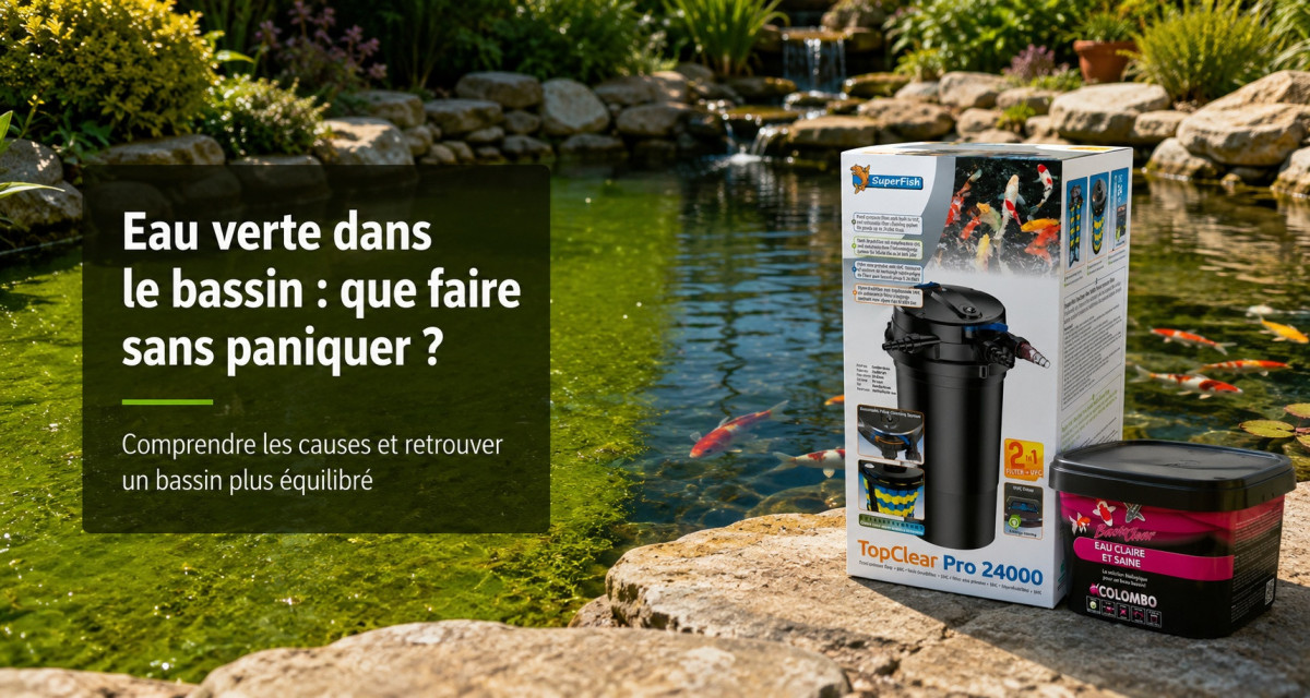 Eau verte dans le bassin : que faire sans paniquer ?