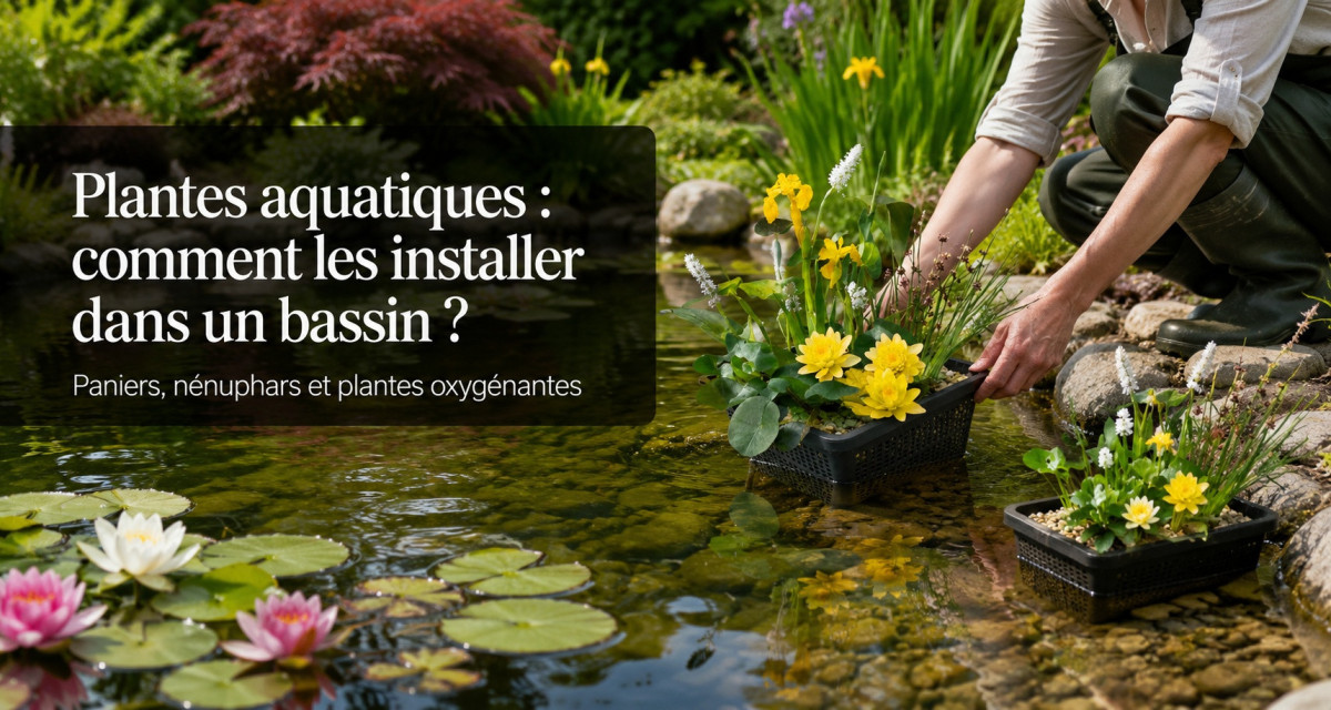 Plantes aquatiques : comment les installer dans un bassin ?