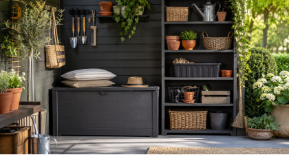 Rangement de jardin : comment organiser outils, coussins et accessoires ext&eacute;rieurs ?