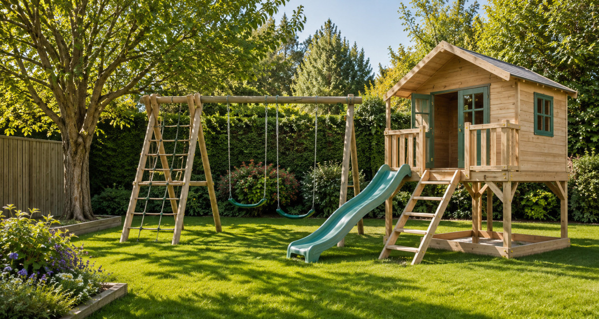 Jeux de jardin pour enfants : comment choisir portique, balan&ccedil;oire ou cabane en bois ?