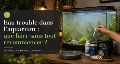 Eau trouble dans l&rsquo;aquarium : que faire sans tout recommencer ?