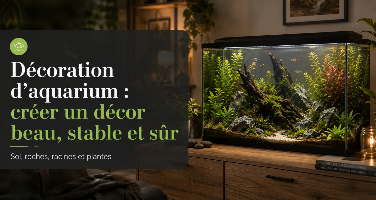 D&eacute;coration d&rsquo;aquarium : cr&eacute;er un d&eacute;cor beau, stable et s&ucirc;r