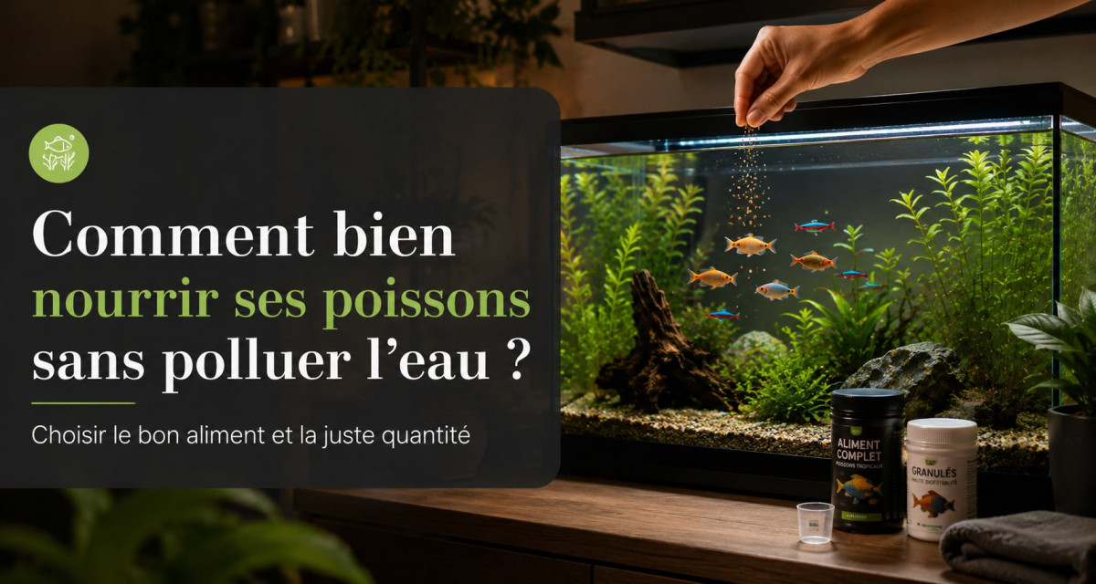 Comment bien nourrir ses poissons sans polluer l&rsquo;eau ?