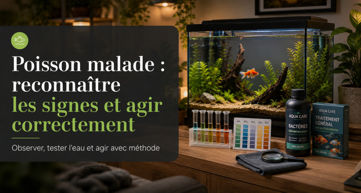 Poisson malade : reconna&icirc;tre les signes et agir correctement