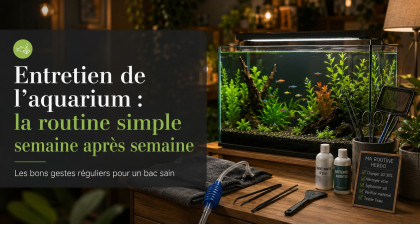 Entretien de l&rsquo;aquarium : la routine simple semaine apr&egrave;s semaine