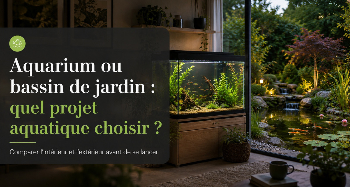 Aquarium ou bassin de jardin : quel projet aquatique choisir ?