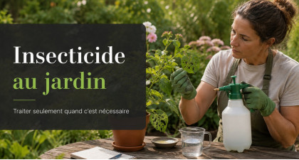 Insecticide au jardin : traiter seulement quand c’est nécessaire
