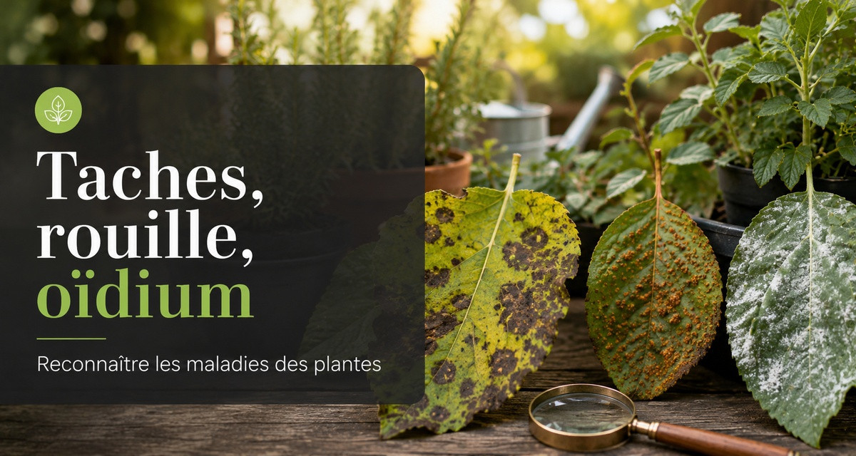 Taches, rouille, o&iuml;dium : reconna&icirc;tre les maladies des plantes