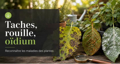Taches, rouille, oïdium : reconnaître les maladies des plantes