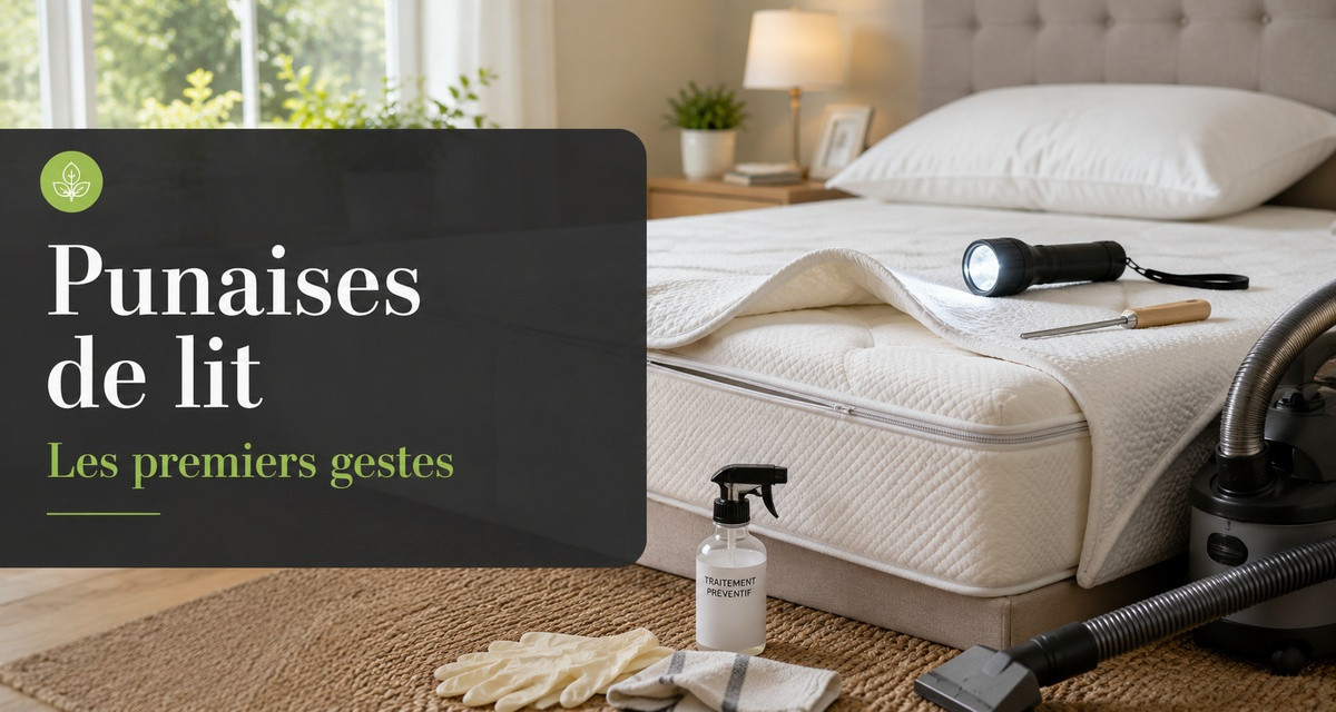 Punaises de lit : les premiers gestes avant que l&rsquo;infestation s&rsquo;&eacute;tende
