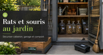 Rats et souris au jardin : sécuriser cabanon, garage et compost