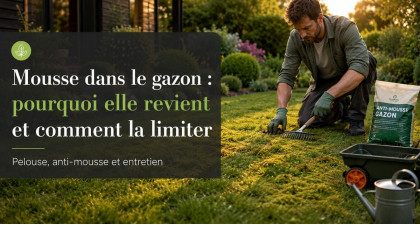 Mousse dans le gazon : pourquoi elle revient et comment la limiter