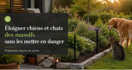 Éloigner chiens et chats des massifs sans les mettre en danger
