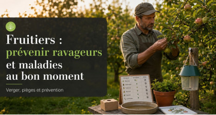 Fruitiers : prévenir ravageurs et maladies au bon moment