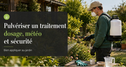 Pulvériser un traitement au jardin : dosage, météo et sécurité