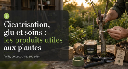 Cicatrisation, glu et soins : les produits utiles aux plantes