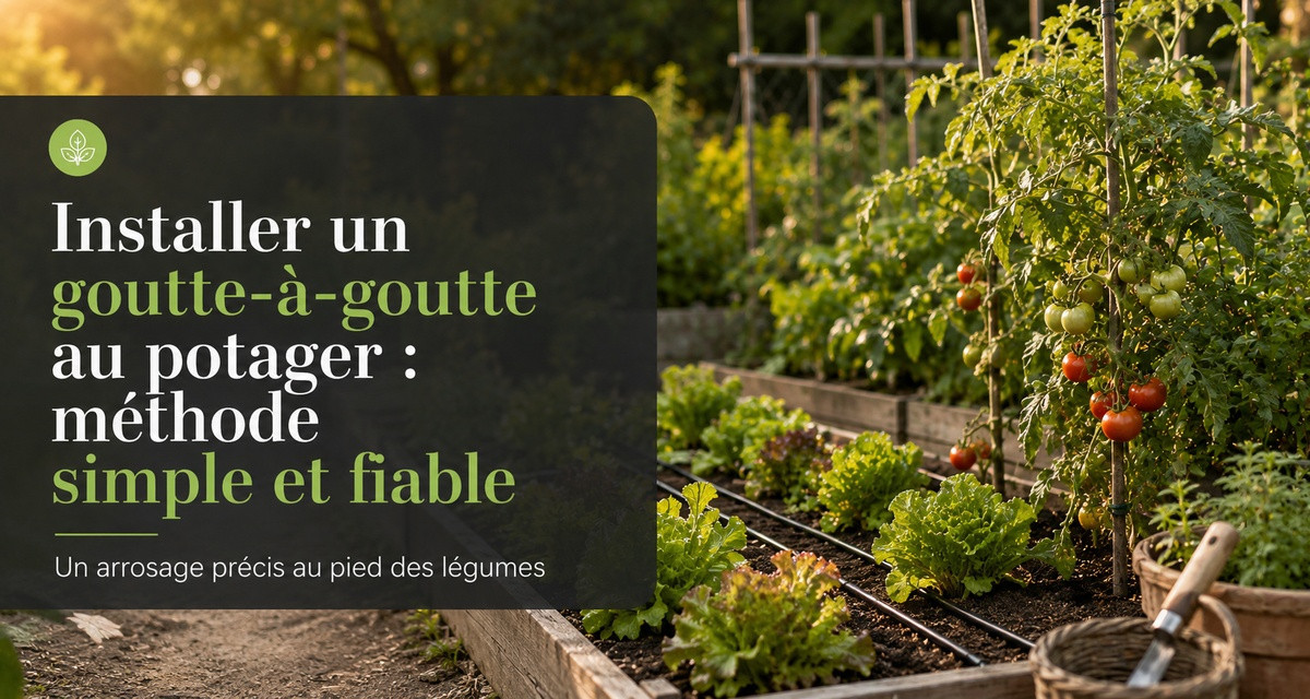 Installer un goutte-&agrave;-goutte au potager : m&eacute;thode simple et fiable