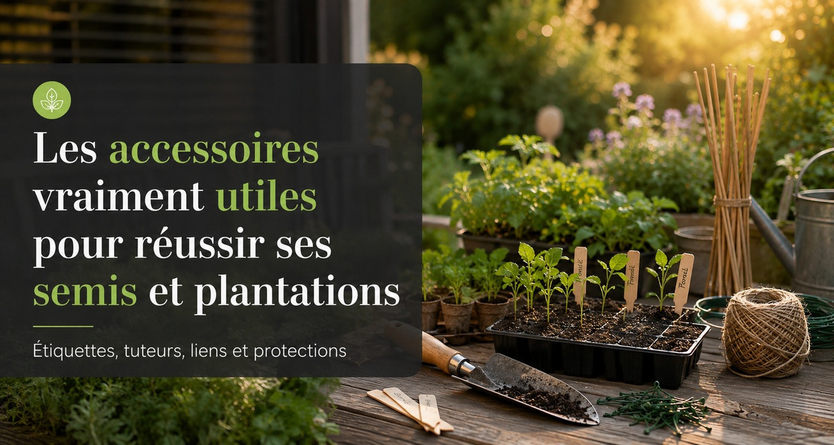 Les accessoires vraiment utiles pour r&eacute;ussir ses semis et plantations