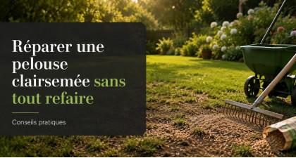 Réparer une pelouse clairsemée sans tout refaire