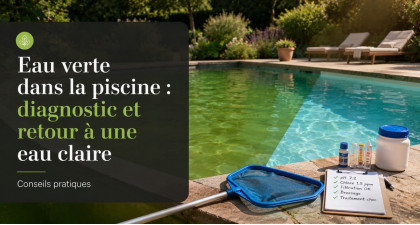 Eau verte dans la piscine : diagnostic et retour à une eau claire